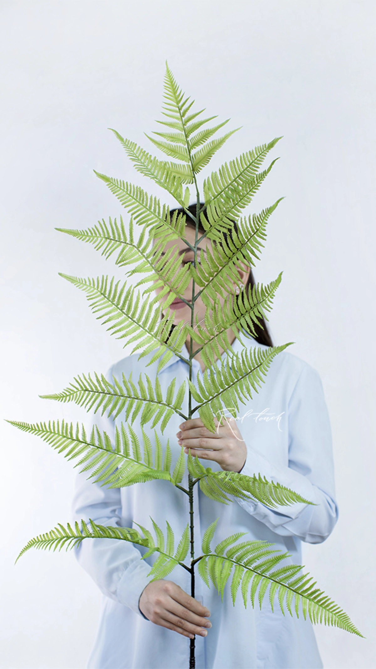 Tree-like branch of fern 160cm - dusty green