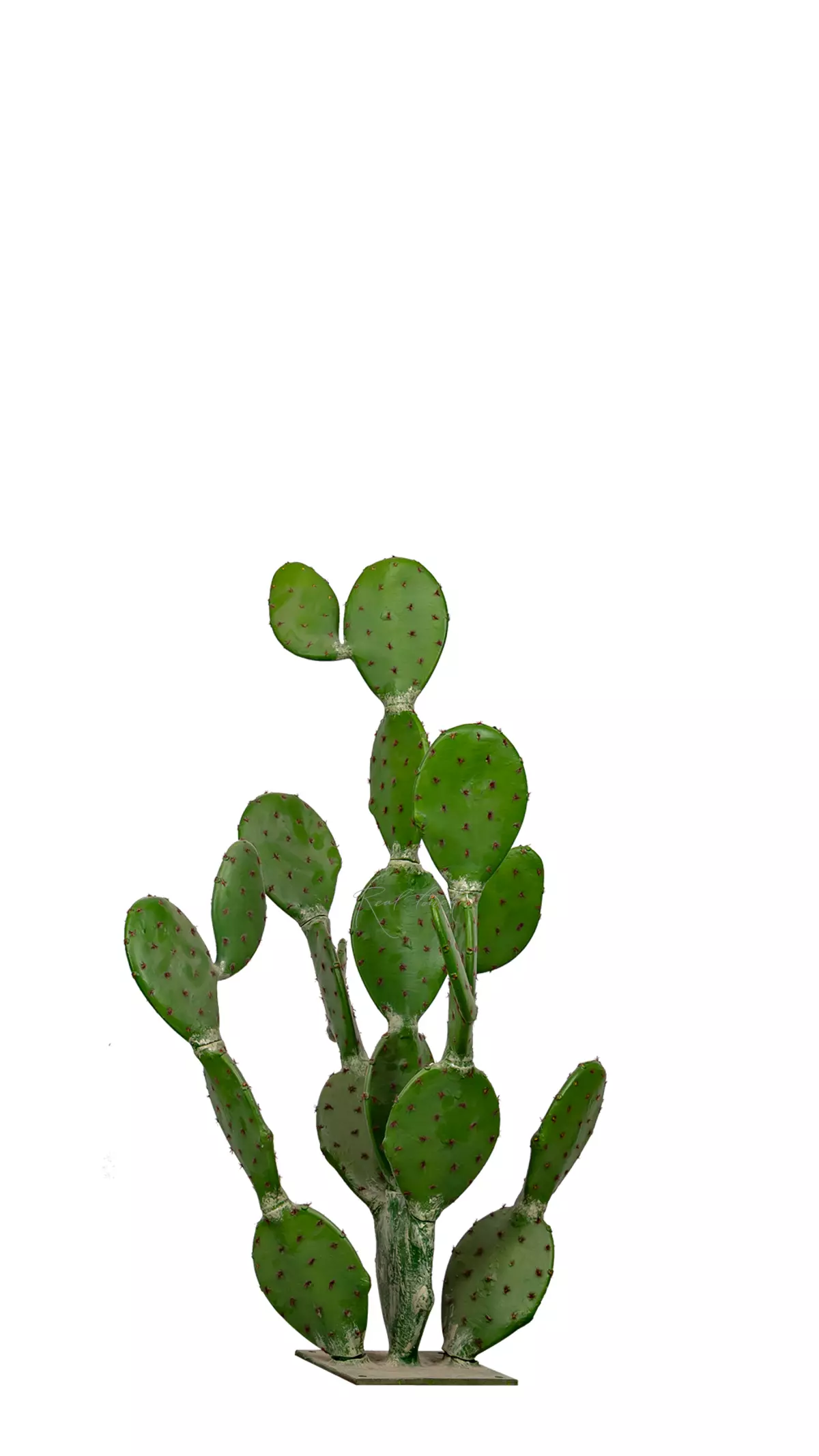 Real Touch Cactus Opuntia giant 129cm  - green