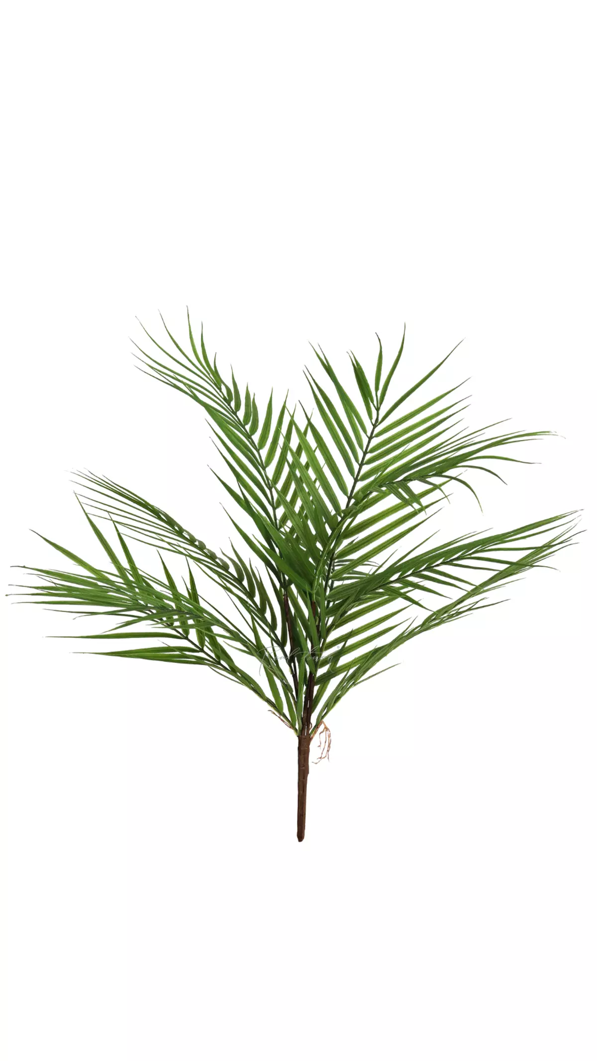 Artificial Areca palm bunch - green