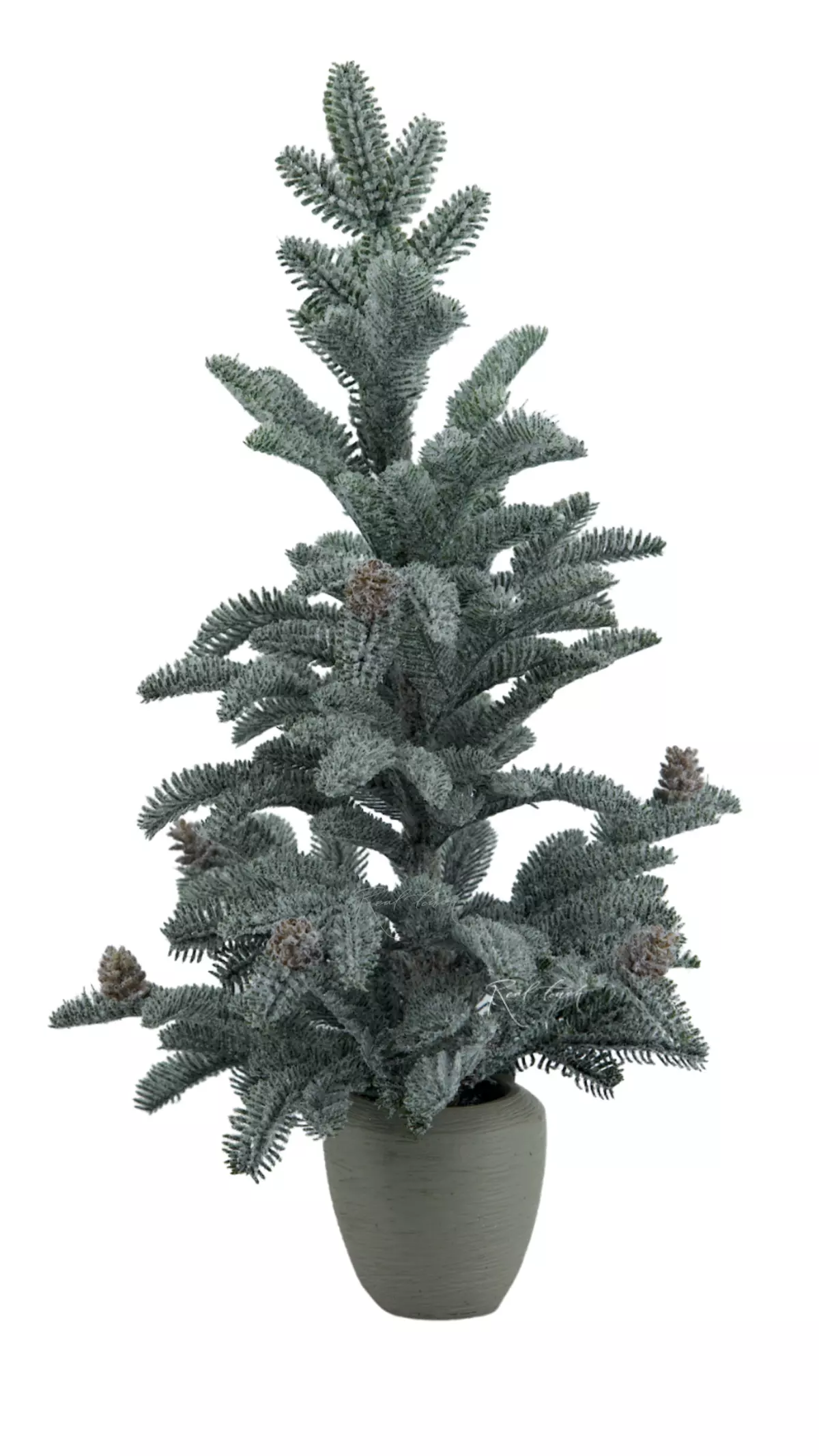 Christmas tree Real Touch (type 4) 55cm with thin twigs - white