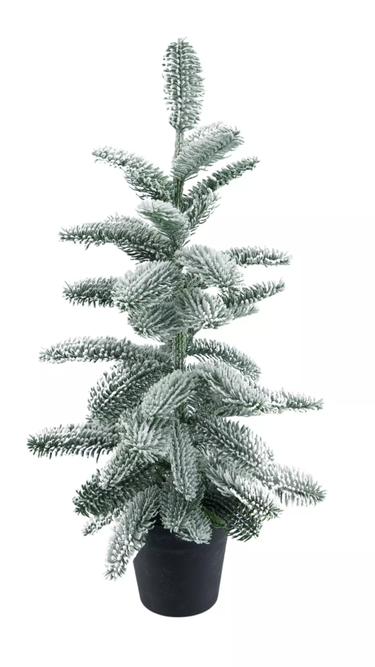 Frosted Christmas tree Real Touch (type 1) 75cm - white