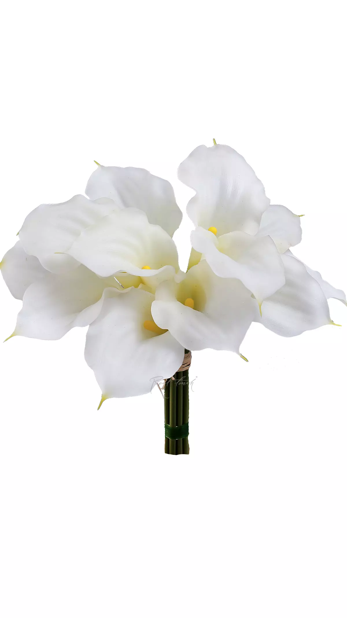 Calla Lily Bouquet with 12 Flowers - white